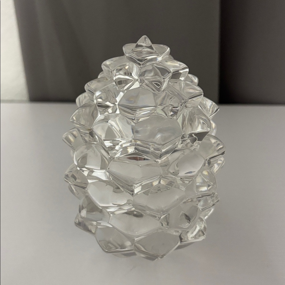 Tiffany & Co Crystal Pine Cone Trinket Box - Picture 2 of 6